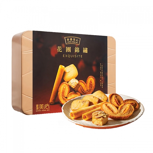 美心花团锦绣糕点饼干礼盒238g