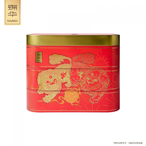 锦华瑞狮贺岁糕点礼盒1153g