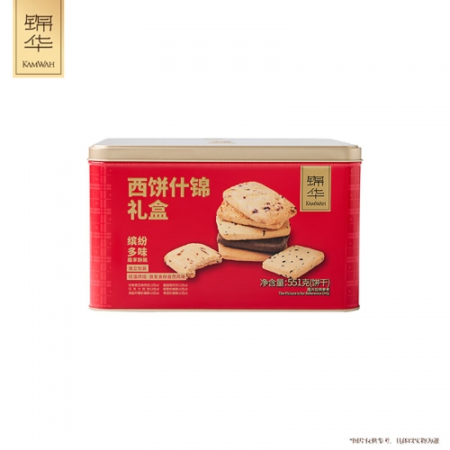 锦华西饼什锦礼盒551g